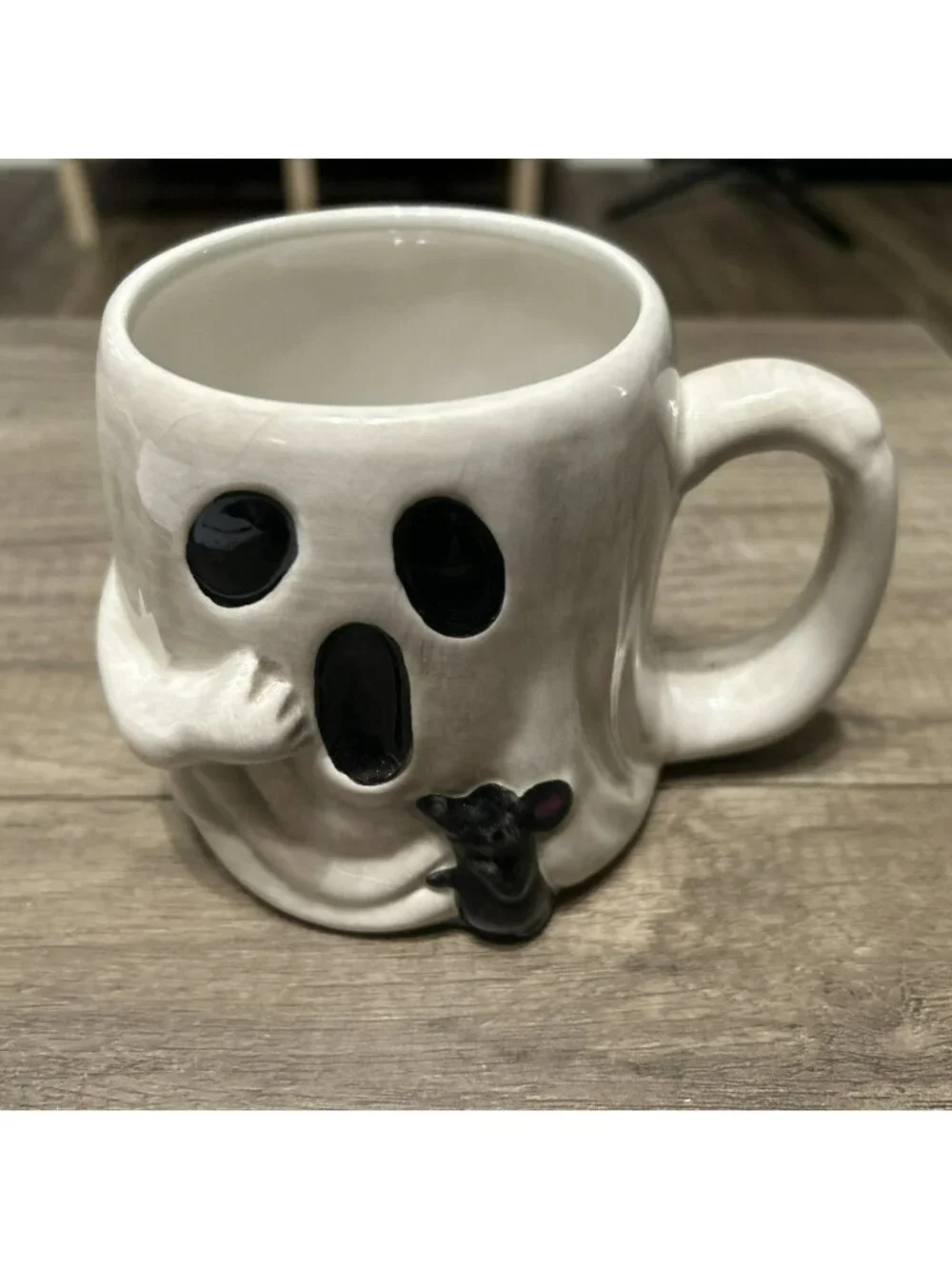 Blue Sky Ghost Ceramic Mug With Mouse Design 2021